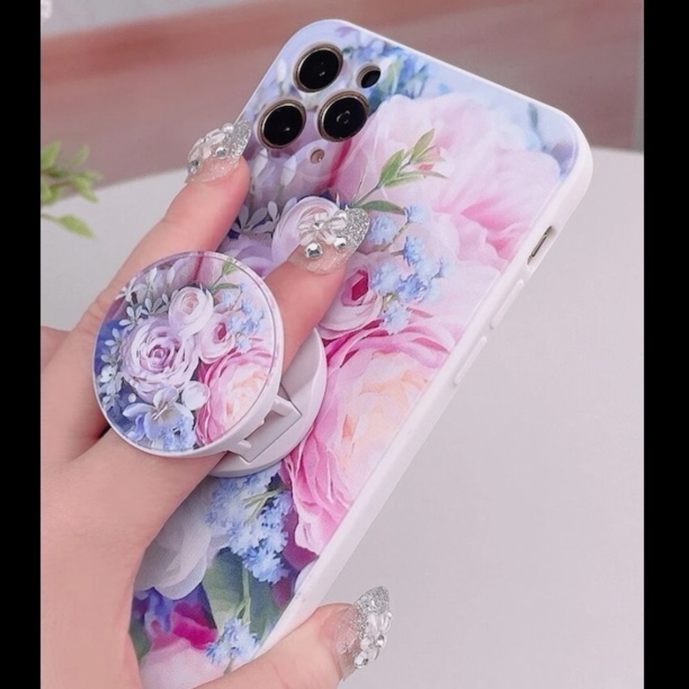 NEW!! Floral Pink iPhone Case 11Pro/ 11Pro Max/ 12Pro Max - Picture 2 of 8